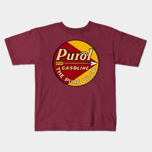 Purol Gasoline for the Motor Tourist Kids T-Shirt